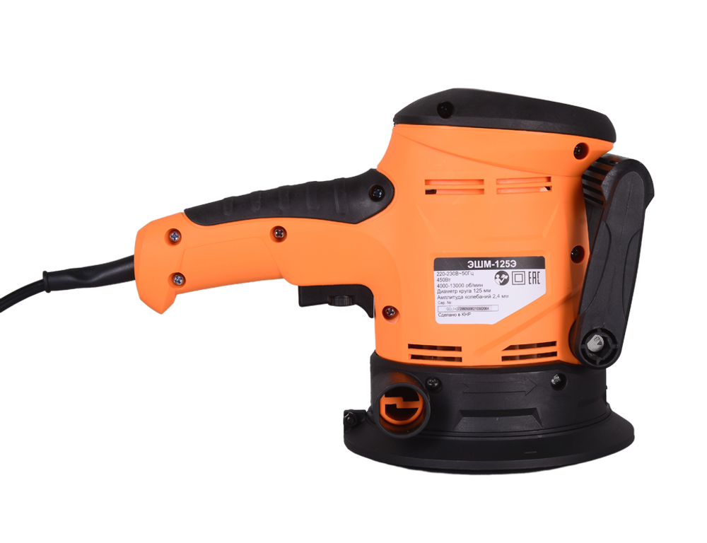 Эксцентриковая (орбитальная) шлифовальная машина Вихрь ЭШМ-125Э