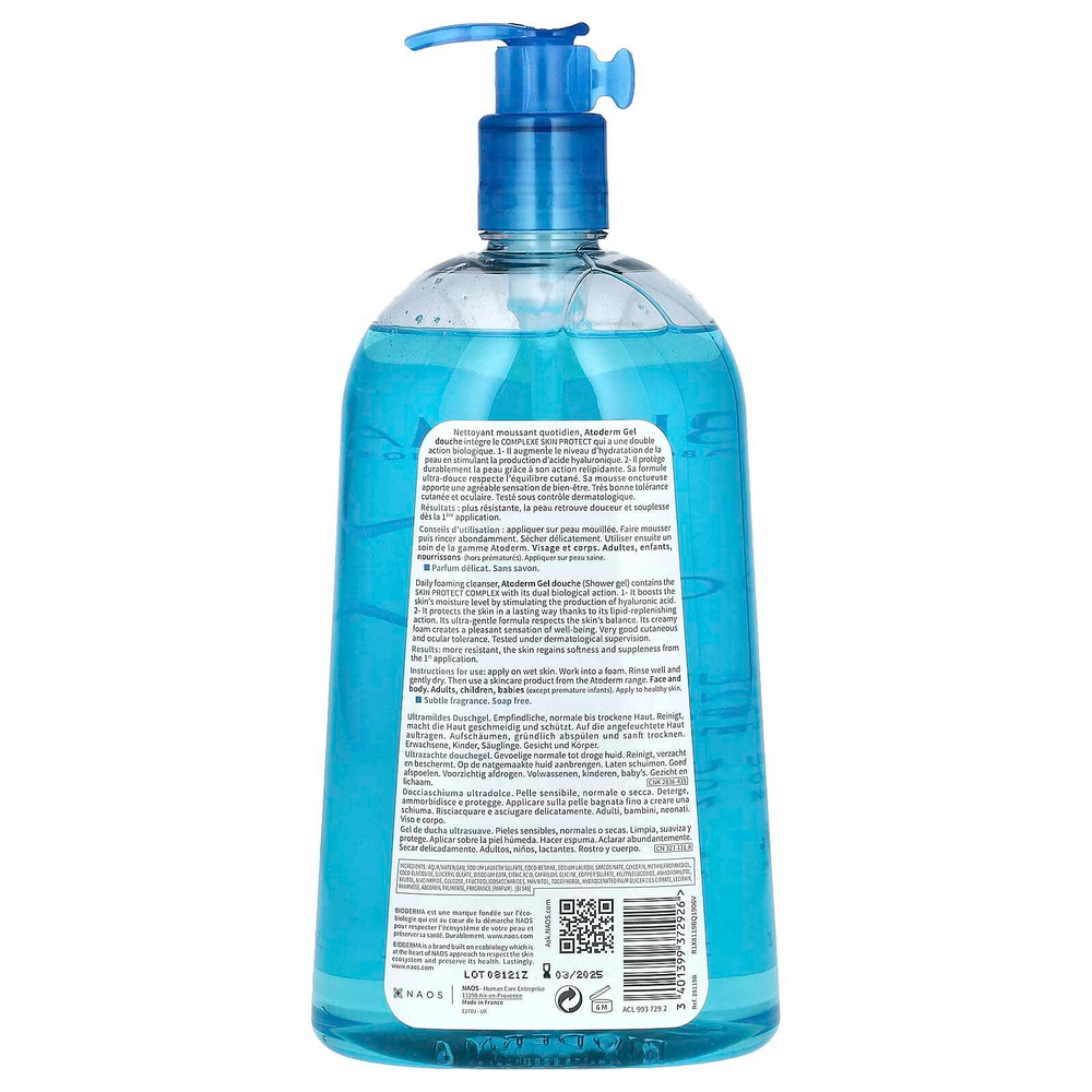 Bioderma, Atoderm, ультра-нежный гель для душа, 33,80 жидк. унц.