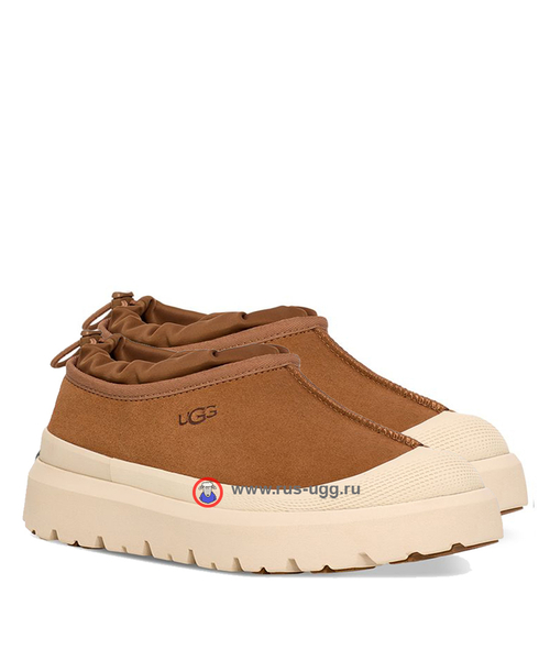 MENS TASMAN WEATHER HYBRID SLIPPER Chestnut-White