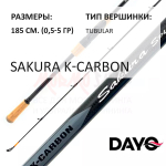 Спиннинг SAKURA K-Carbon 0,5-5 гр от DAYO (ДоЮй)