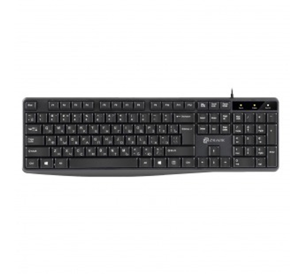 Клавиатура Оклик 145M черный USB Multimedia