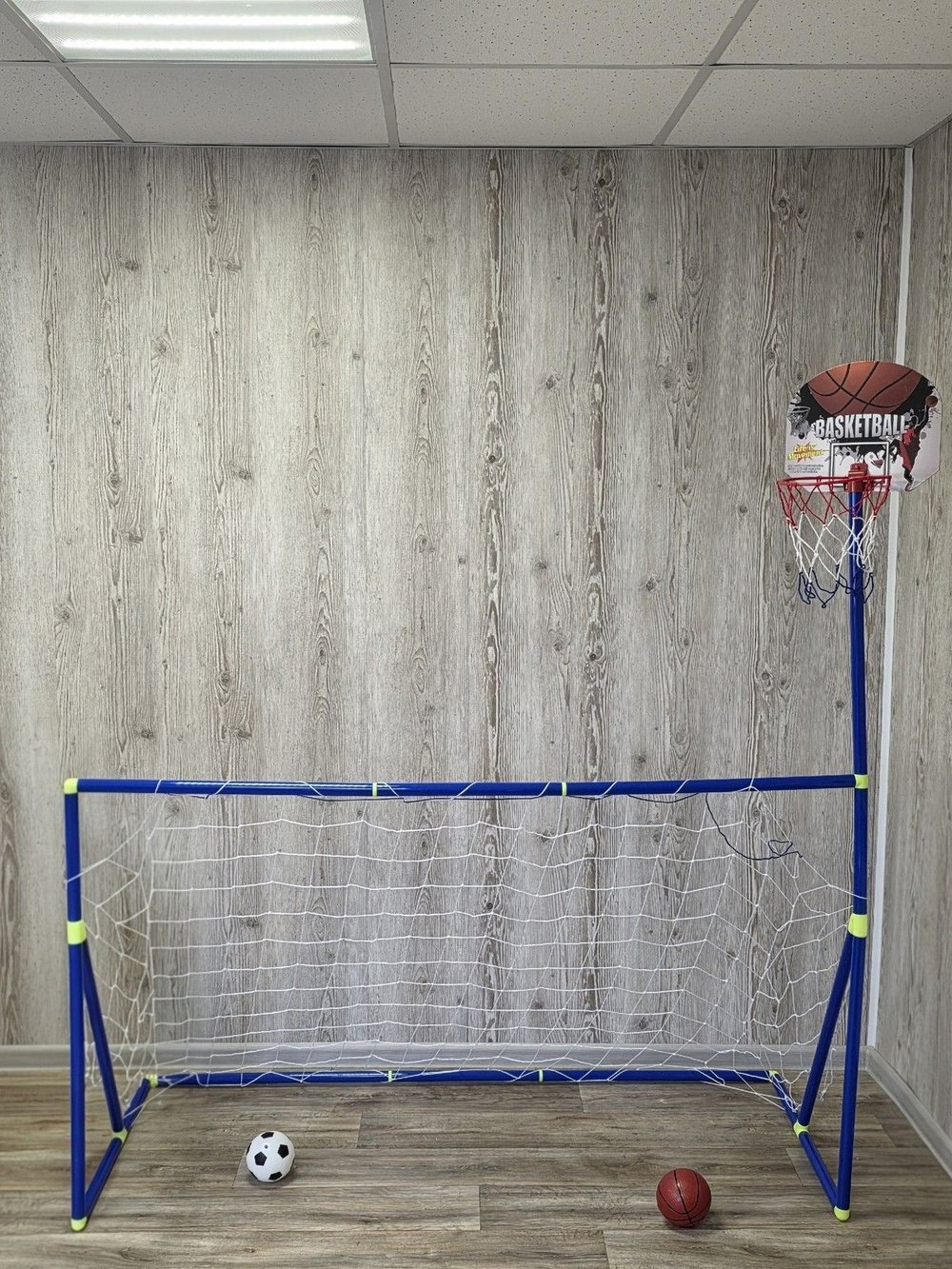 Игровой набор Футбольные ворота 154x90см, футбольный мяч