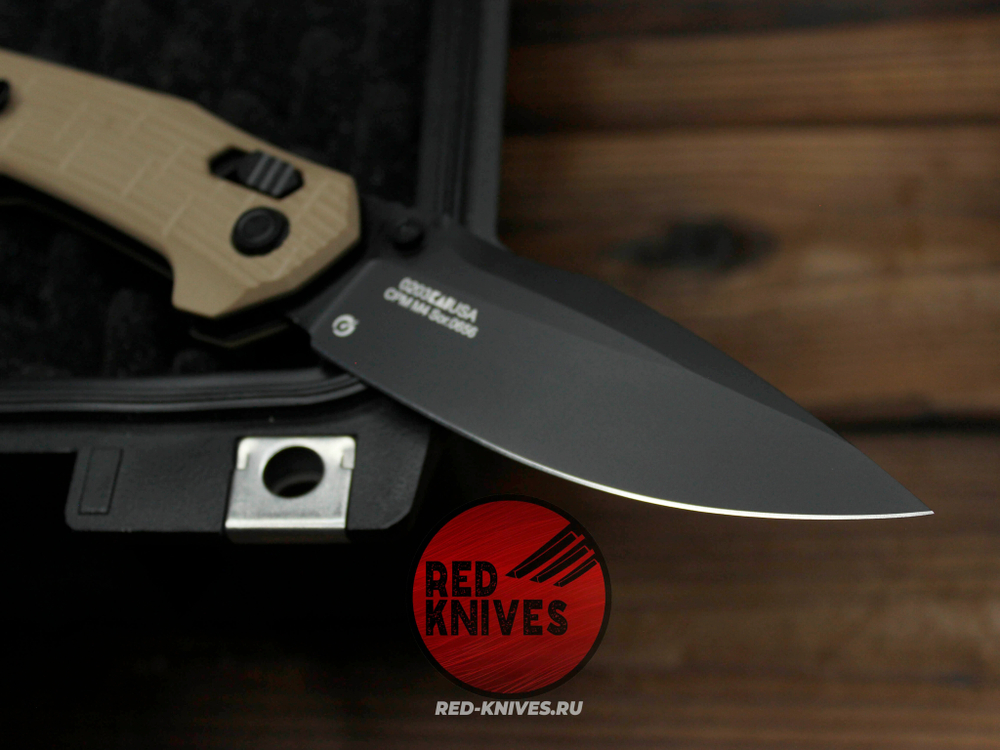 Нож Zero Tolerance 0203 - рукоять Desert, клинок черный