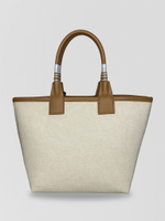 Сумка 061 текстильная на молнии с короткими ручками и брелком