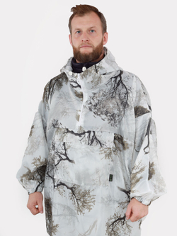 Маскировочный костюм Зима-2 (с карманом), 56-64, деревья