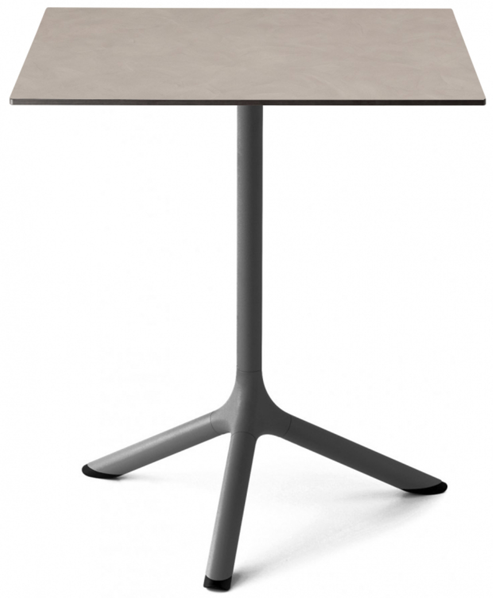 Стол ламинированный обеденный складной Scab Design Tripe Folding, антрацит, тортора шпатель