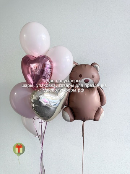 Мишка с фонтаном