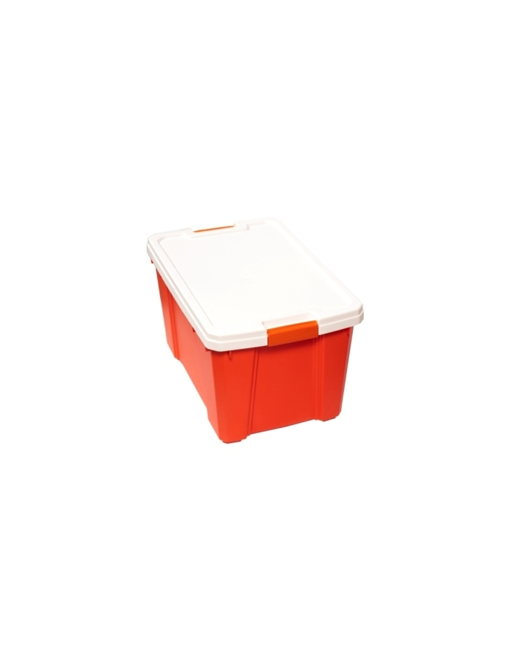 Ящик IRIS для хранения, белый/оранжевый, 56 л, 59,1х38,8х33,2 см