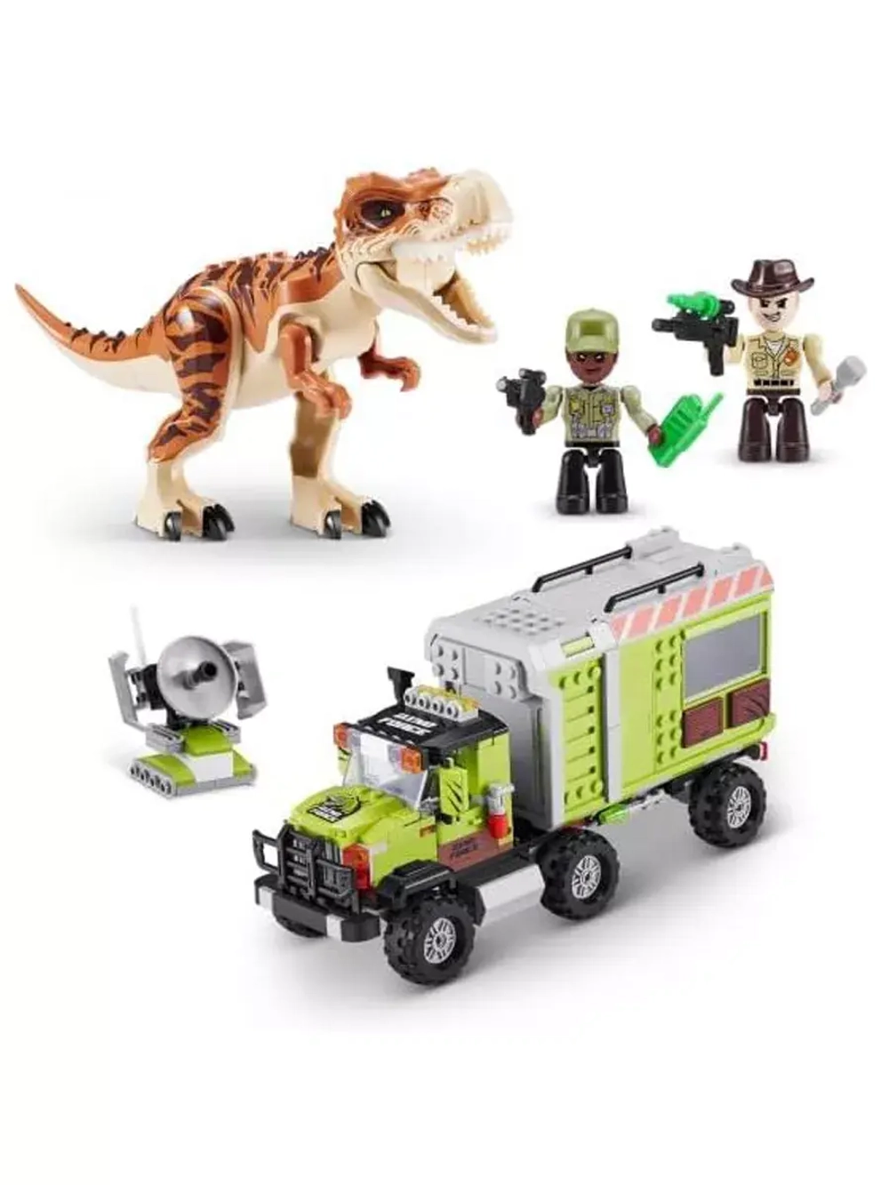 Конструктор Zuru Max Build More Dino Adventure T-Rex Attack