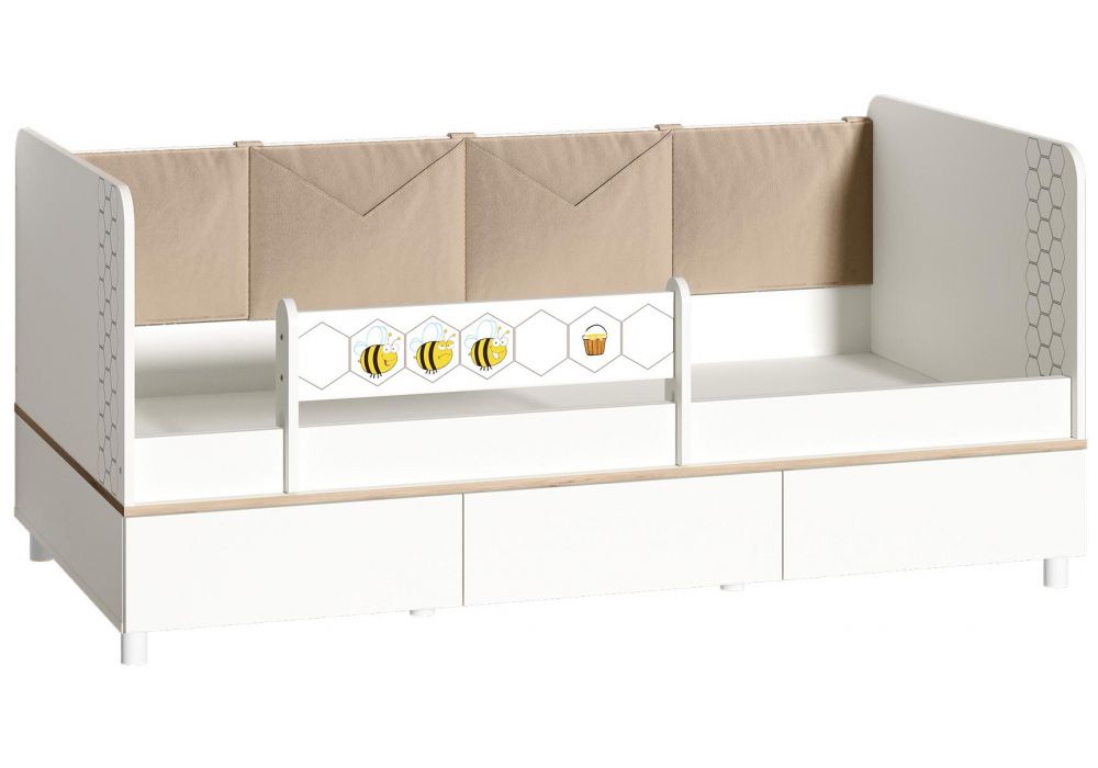 Софа Эльга белый шагрень