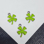 Клевер подвеска, сталь 316, цветная эмаль, р-р 12×9.5мм, штучно