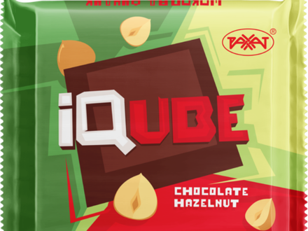 Шоколад IQube chocolate hazelnut пп/пл 0.070