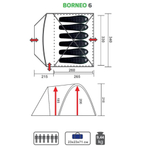 Палатка Premier Fishing Borneo-6-G