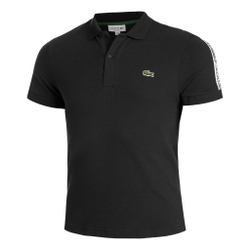 Мужское теннисное поло Lacoste Core Graphics Polo Men - Black