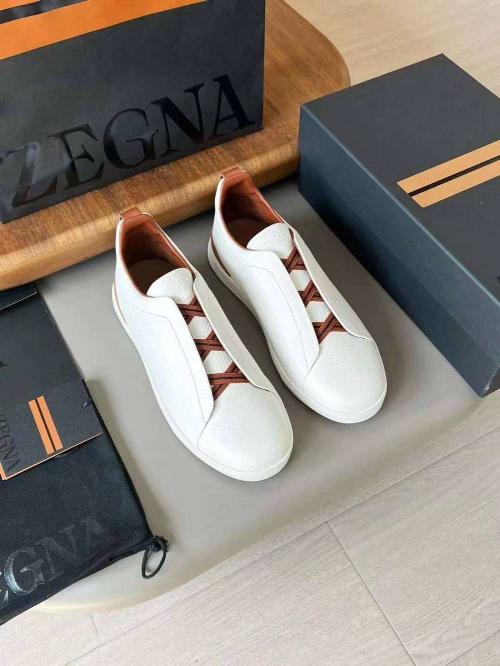 Кеды Zegna, арт. 457263984