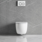 Унитаз подвесной Tornado Globo VT1-52T безободковый, цвет белый, ультратонкое soft-close сиденье