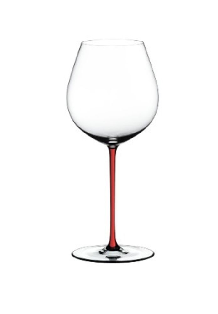 Fatto a Mano - Фужер Old World Pinot Noir 705 мл хрустальное стекло с красной ножкой (stemglass)
