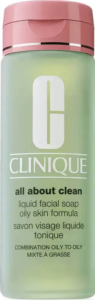 CLINIQUE LIQUID FACIAL SOAP OILY SKIN W/PUMP 200 ML CLINIQUE LIQUID FACIAL SOAP OILY SKIN W/PUMP 200 ML