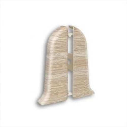 Торцевые (пара) для плинтуса 70мм "Идеал Классик", 218 Дуб европейский