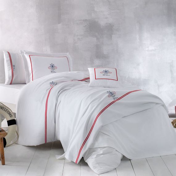 Постельное белье NAVY NAKISLI   deluxe TIVOLYO HOME Турция