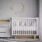 Детская кроватка с продольным маятником Incanto Anniken Белая/бук
