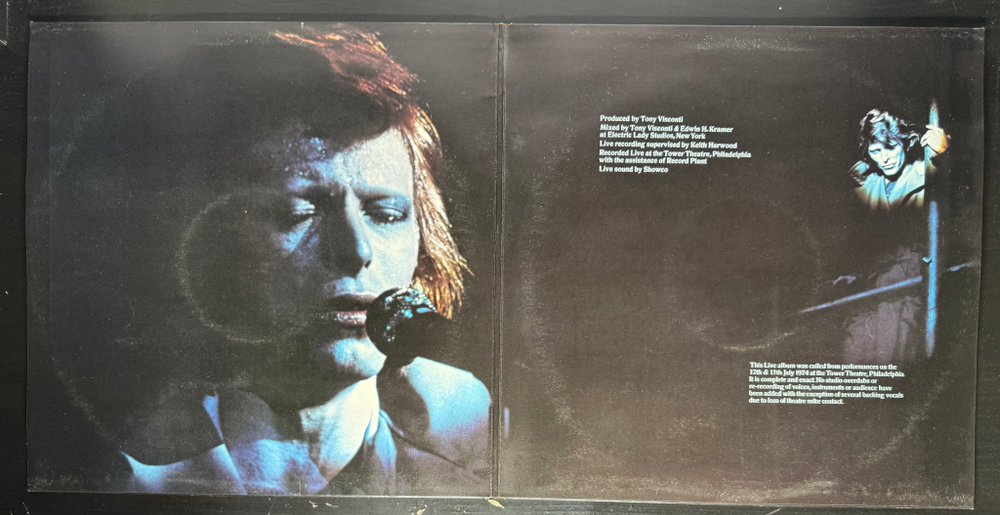 David Bowie ‎– David Live 2LP (Англия 1977г.)