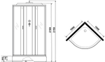 Душевая кабина Niagara Classic 100x100 NG-3302-14 без гидромассажа