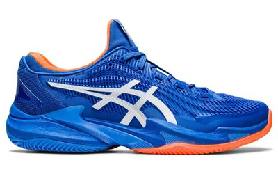 Мужские кроссовки теннисные Asics Court FF 3 Novak Clay - tuna blue/white