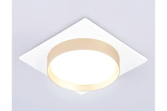 Светильник точечный Ambrella TN5230 GX53 белый/золото 42396