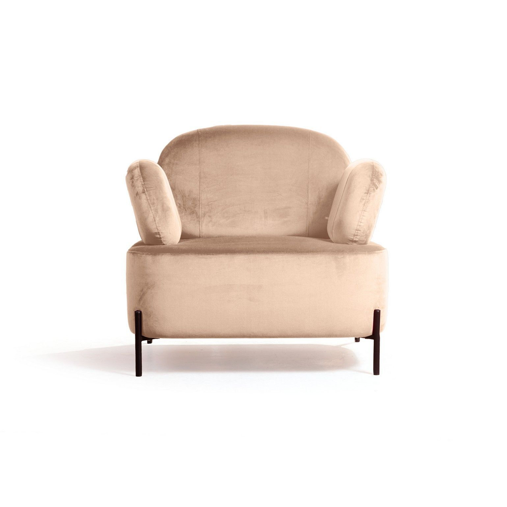 Кресло Dandy, бархат бежевый 5