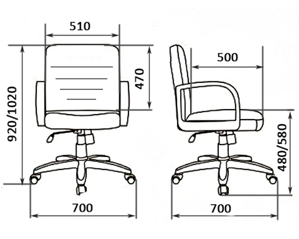 Кресло для руководителя MYRA В LAGUNA