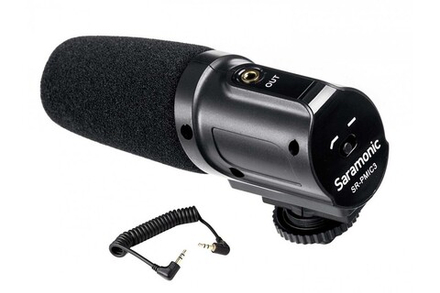 Микрофон накамерный Saramonic SR-PMIC3 кардиоидный, разъем 3,5 мм TRS