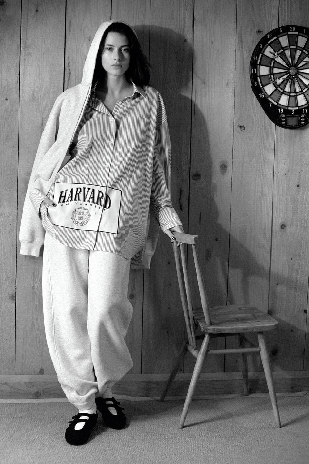 ZARA РУБАШКА ОВЕРСАЙЗ, БЕЛЫЙ/ГРАНАТОВЫЙ