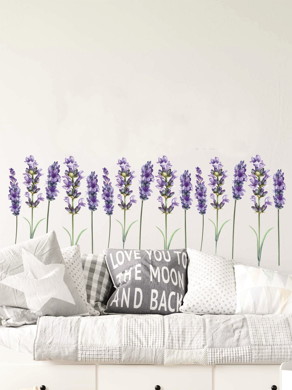 наклейки лаванда