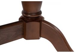 Деревянный стол Джил 140(180)х80х78 орех / коричневая патина