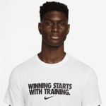 HV4187-100 Футболка тренировочная Nike Dri-fit Tee Winning