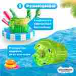 Роллер-аттракцион «Ярко-зелёный», ПВХ, трёхместный, 2,6×2,2×2,2 м