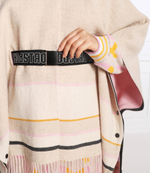 хлопковое пончо Marc Cain - пудро-розовый (TS 14.01 W26)