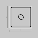 Комплект заглушек Maytoni (для профиля 16×16) 2 шт., ALM-1616S-B-EC 642030