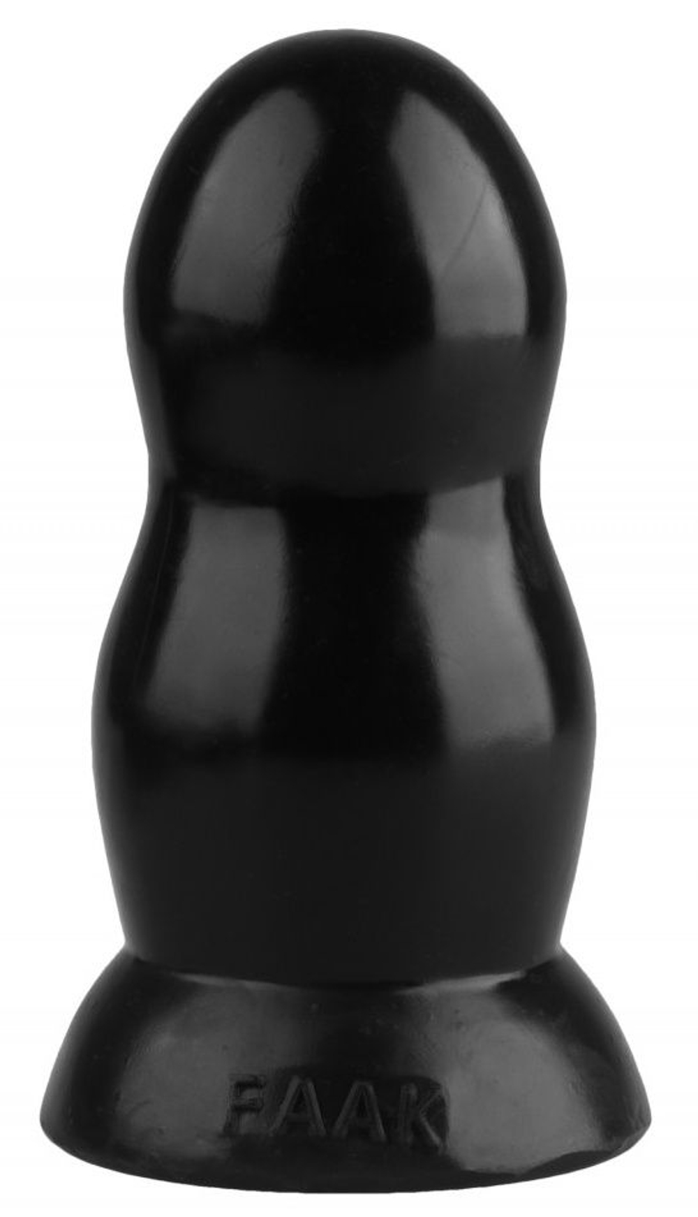 Черная гладкая анальная втулка - 15,5 см. (Цвет: черный)