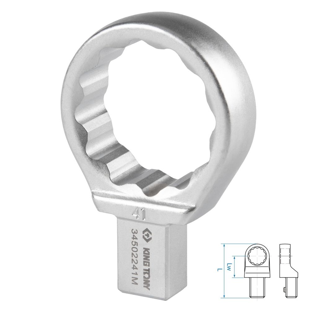 KING TONY (34502241M) Насадка накидная серии "FIT", 41 мм, 14х18 мм