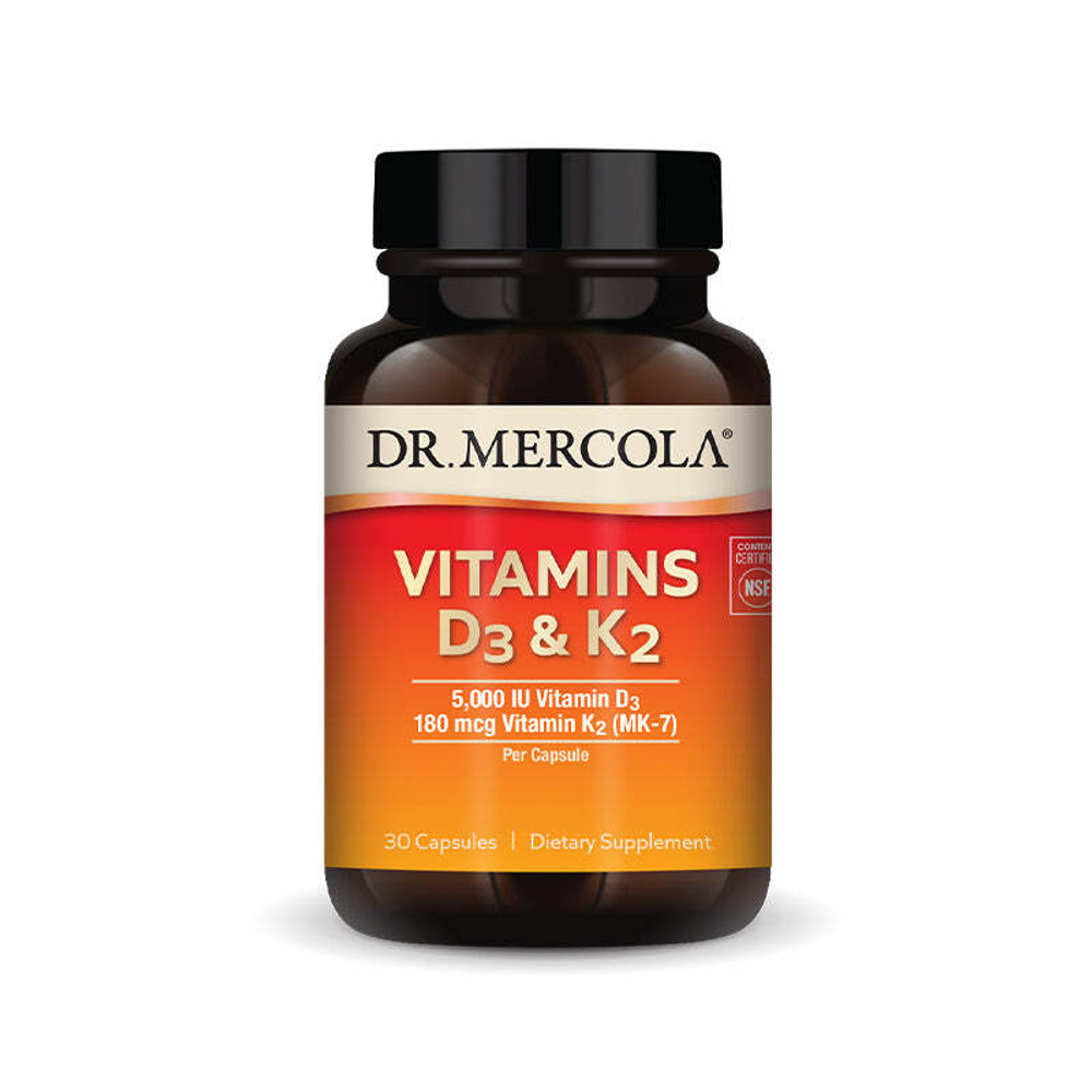 Vitamins D3 & K2 5,000 IU 180 мкг капсулы Dr.Mercola
