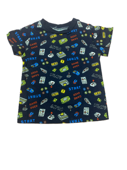 Футболка на мальчика из кулирки (100% хлопок) на рост 86 см