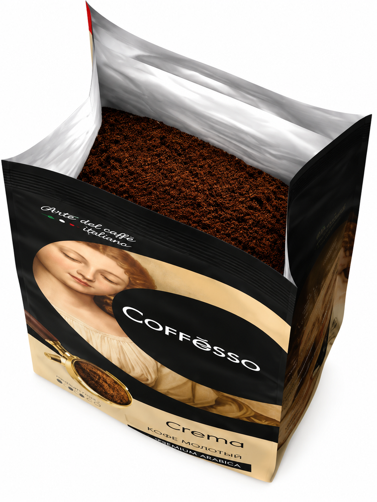 Кофе молотый Coffesso Crema 250 г x 4 шт
