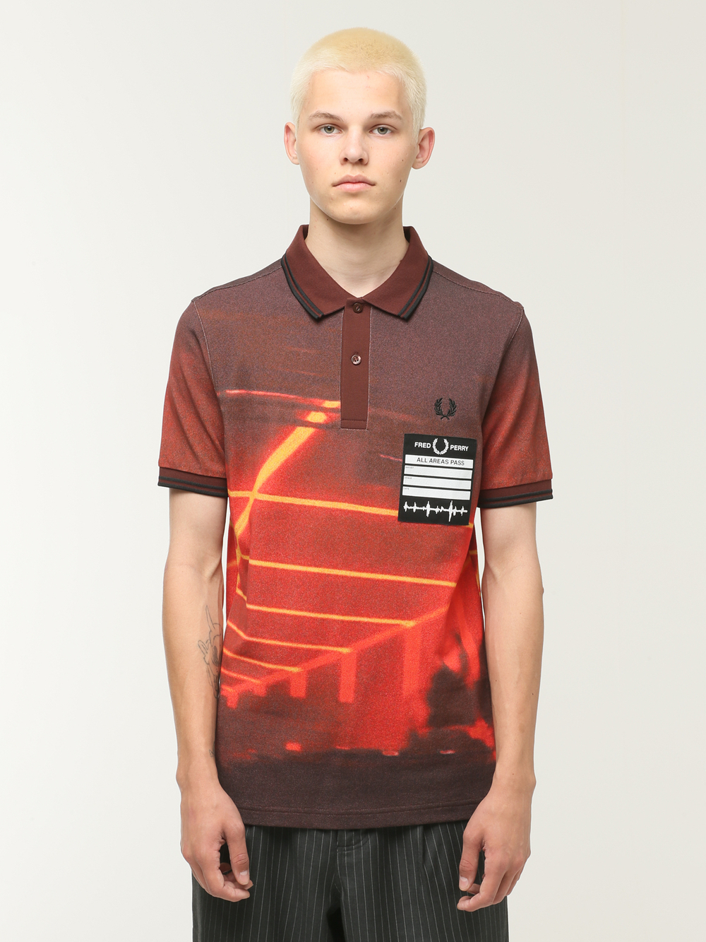 Мужская Рубашка-поло Graphic Print Fred Perry