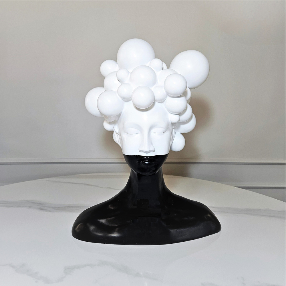 Фигурка Black and White Bubble Female Head