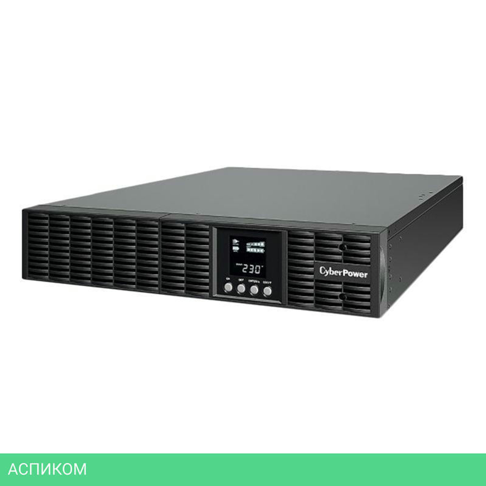 Источник бесперебойного питания Cyberpower 2000VA/1800W черный (OLS2000ERT2U)