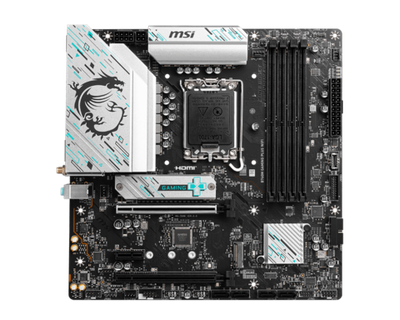 Материнская плата MSI B760M GAMING PLUS WIFI LGA1700 B760 4xDDR5 4xSATA3 RAID 2xM.2 2xHDMI 2xDP mATX