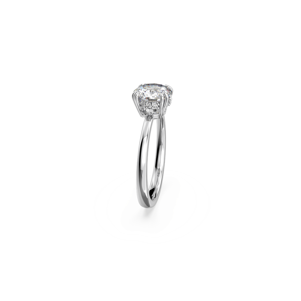 STILLA:RING RND S WHITE/RHS 50
