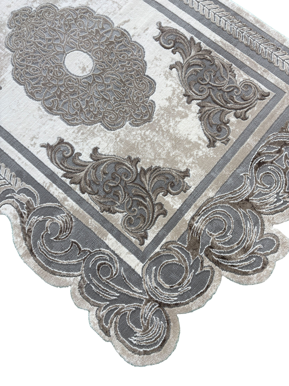 Ковер Safir 00856C Gray/Brown Прямоугольник (1.56 х 2.3)
